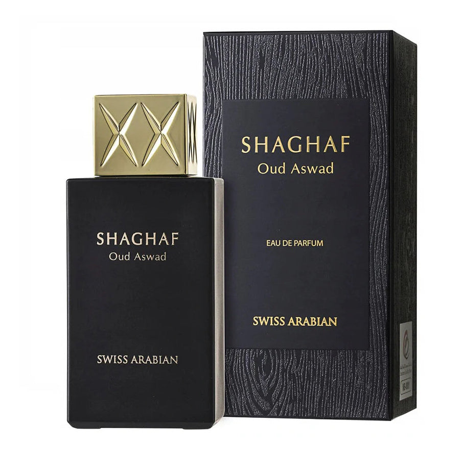 Swiss Arabian Shaghaf Oud Aswad Eau De Parfum For Men & Women 75 ML