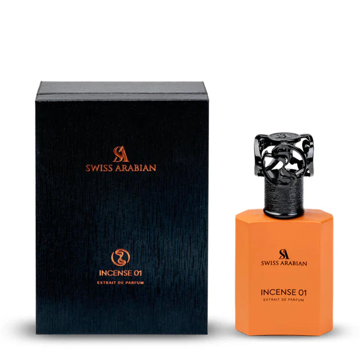 Swiss Arabian Incense 01 Extrait De Parfum For Men & Women 50 ML