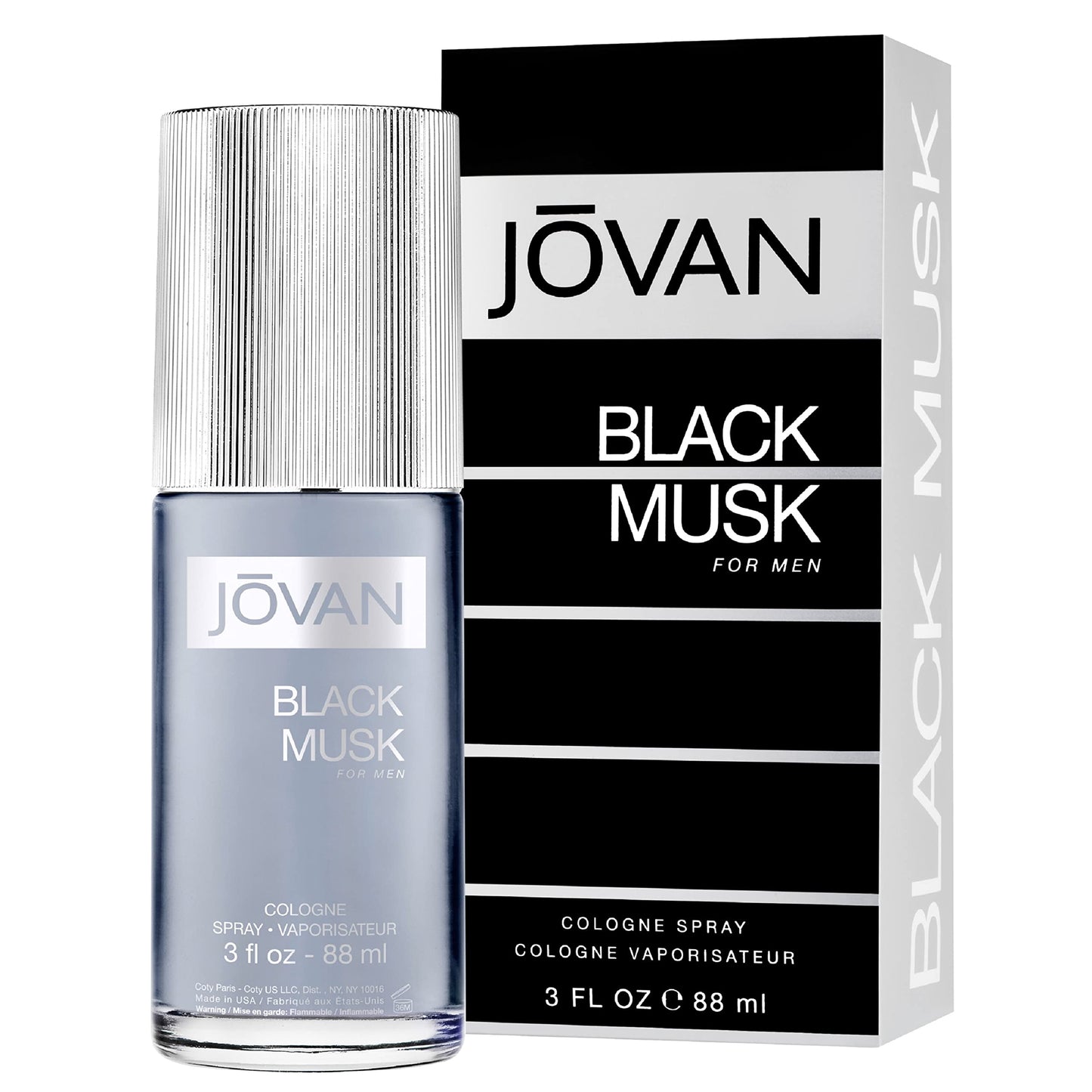 Jovan Black Musk Eau De Cologne For Men 88 ML