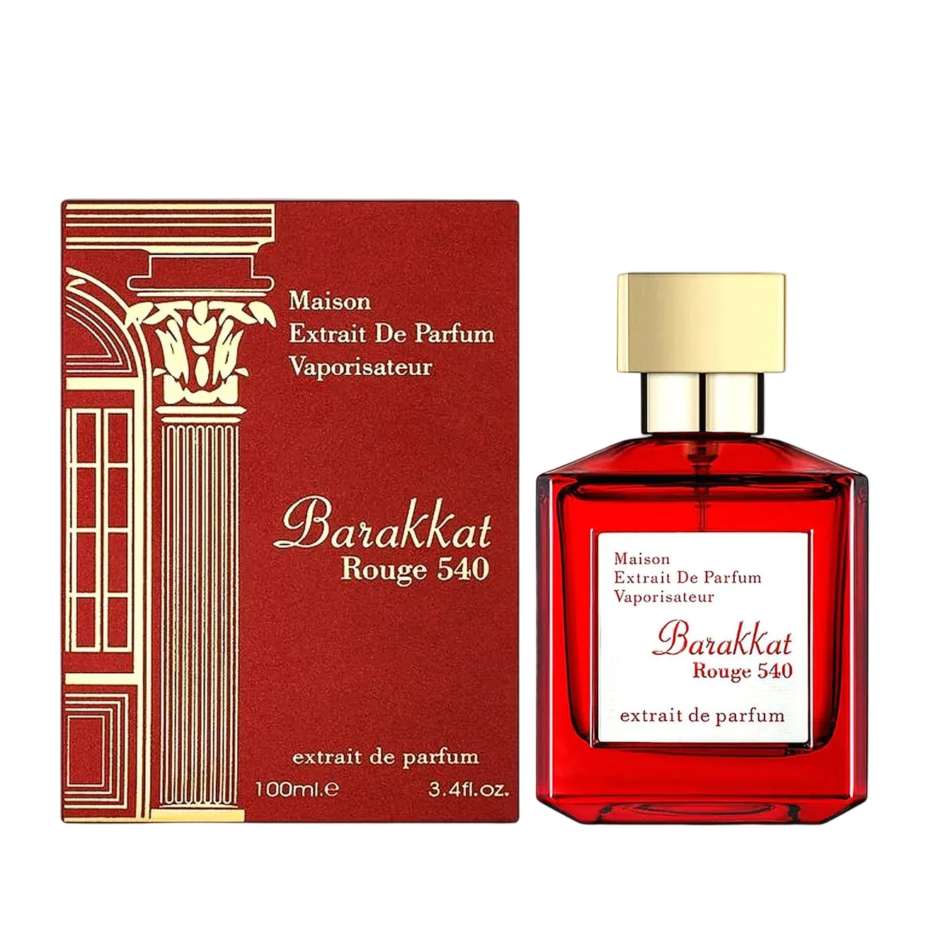 Fragrance World Barakkat Rouge 540 Extrait De Parfum For Man & Woman 100 ML