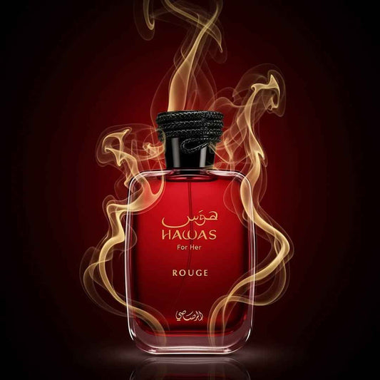 Rasasi Hawas Rouge Eau De Parfum For Women 100 ML