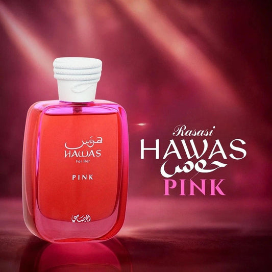 Rasasi Hawas Pink Eau De Parfum For Women 100 ML