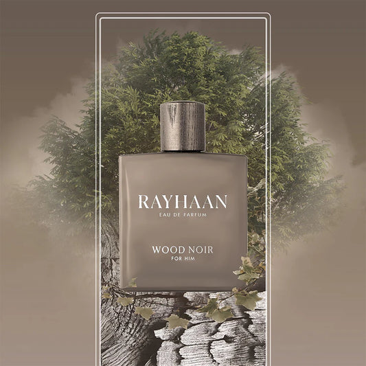 Rayhaan Wood Noir Eau De Parfum For Men 100 ML