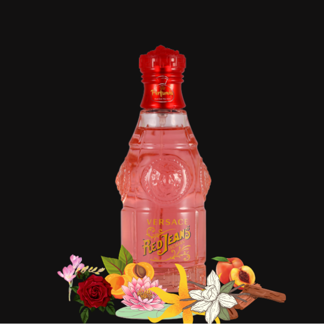 Versace Red Jeans Eau De Toilette For Women 75 ML