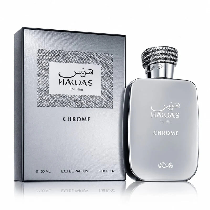 Rasasi Hawas Chrome Eau De Parfum For Men 100 ML