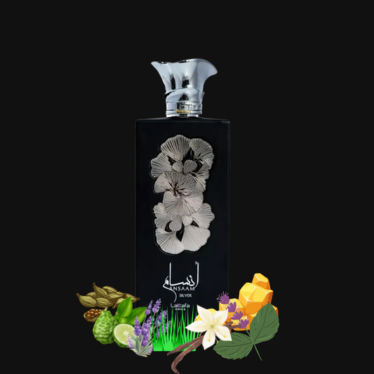 Lattafa Ansaam Silver Eau De Parfum for Men & Women 100 ML