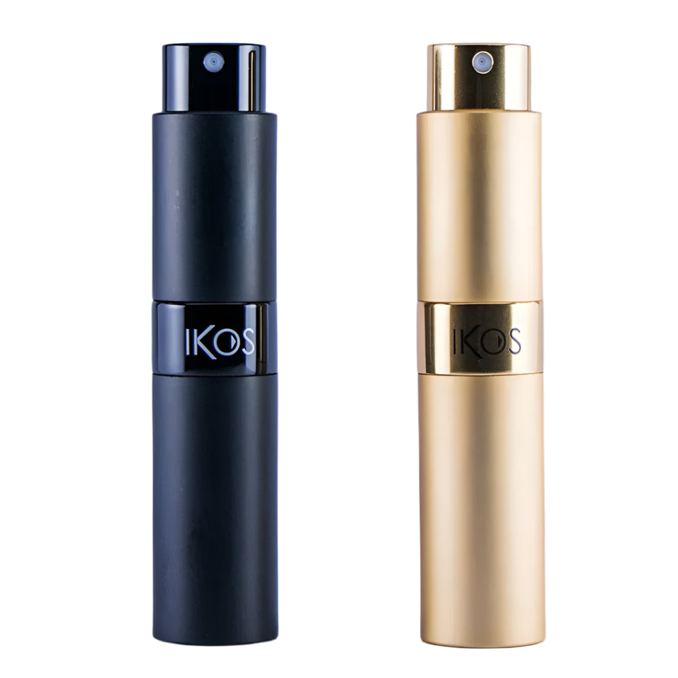 Ikos Portable Refillable Perfume Atomizer Empty Bottle Pump Spray For Men & Women 5 ML 75 Sprays
