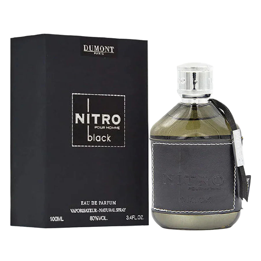 Dumont Nitro Black Pour Homme Eau De Parfum For Men 100 ML