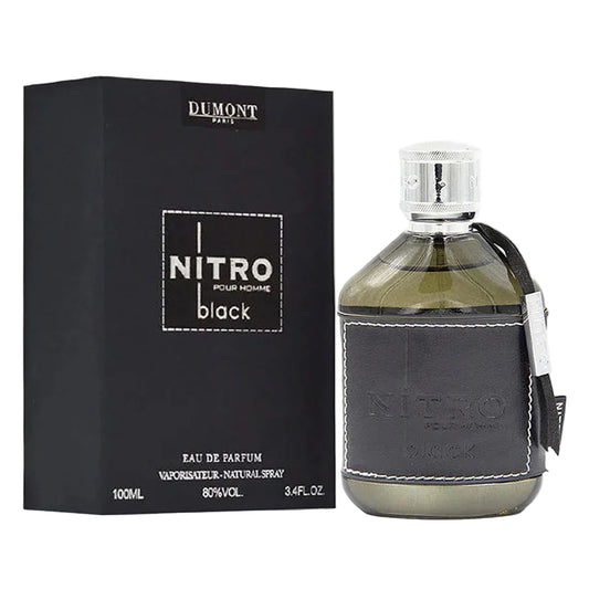 Dumont Nitro Black Pour Homme Eau De Parfum For Men 100 ML