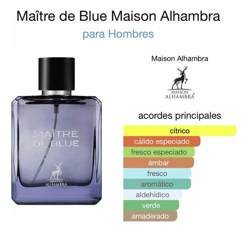 Maison Alhambra Maître de Blue Eau De Parfum For Men 100 ML