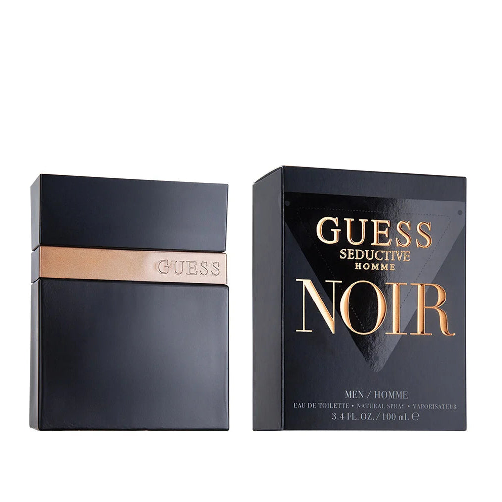 Guess Seductive Homme Noir Eau De Toilette For Men 100 ML