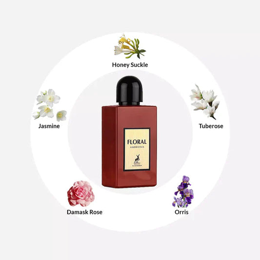 Maison Alhambra Floral Ambrosia Eau De Parfum For Women 100 ML