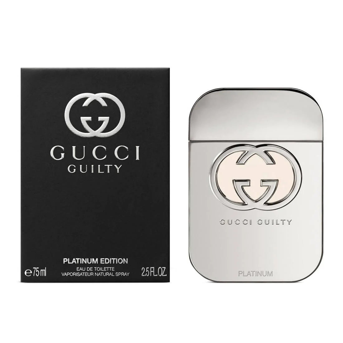Gucci Guilty Platinum Edition Eau De Toilette For Women 75 ML