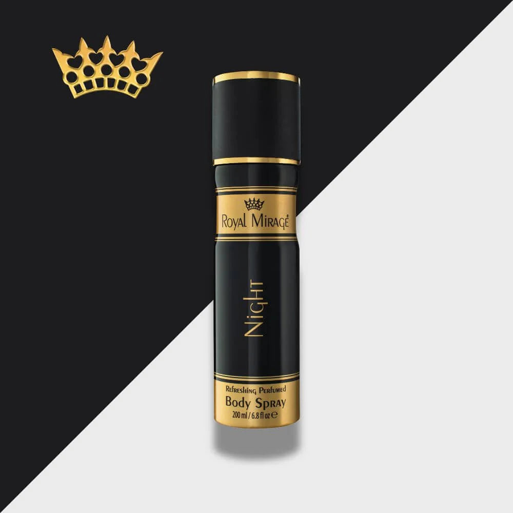 Royal Mirage Night Deodorant Spray for Men & Women 200 ML