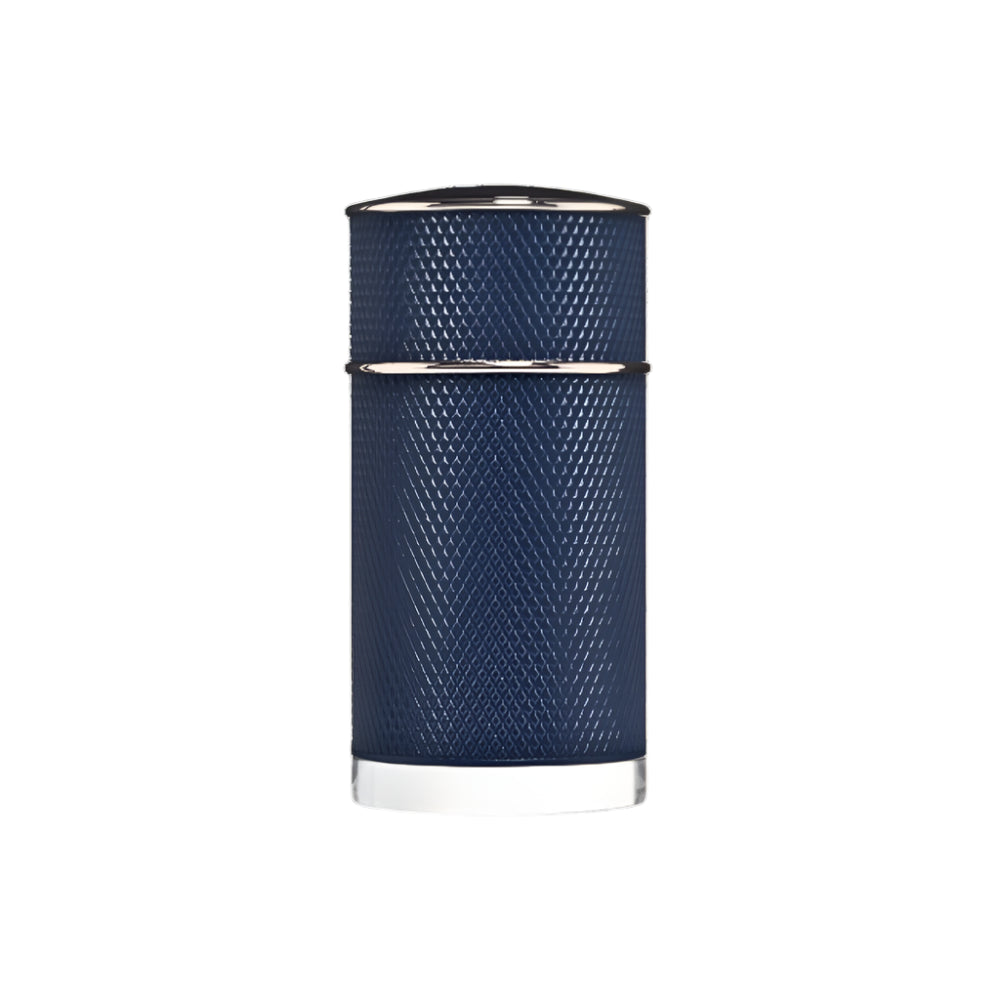 Blue textured cylindrical object on a white background