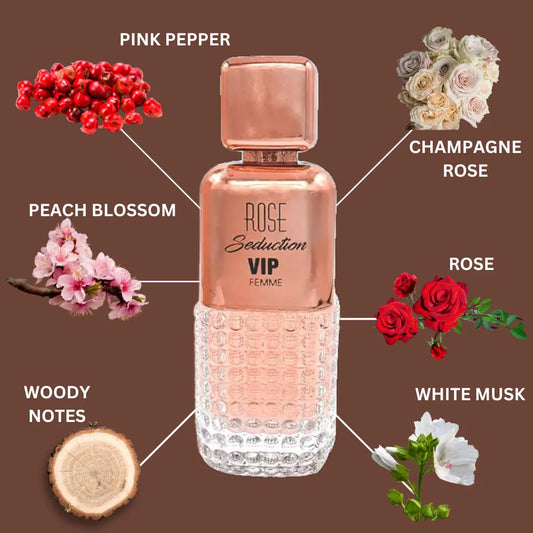 Maison Alhambra Rose Seduction Vip Eau De Parfum For Women 100 ML
