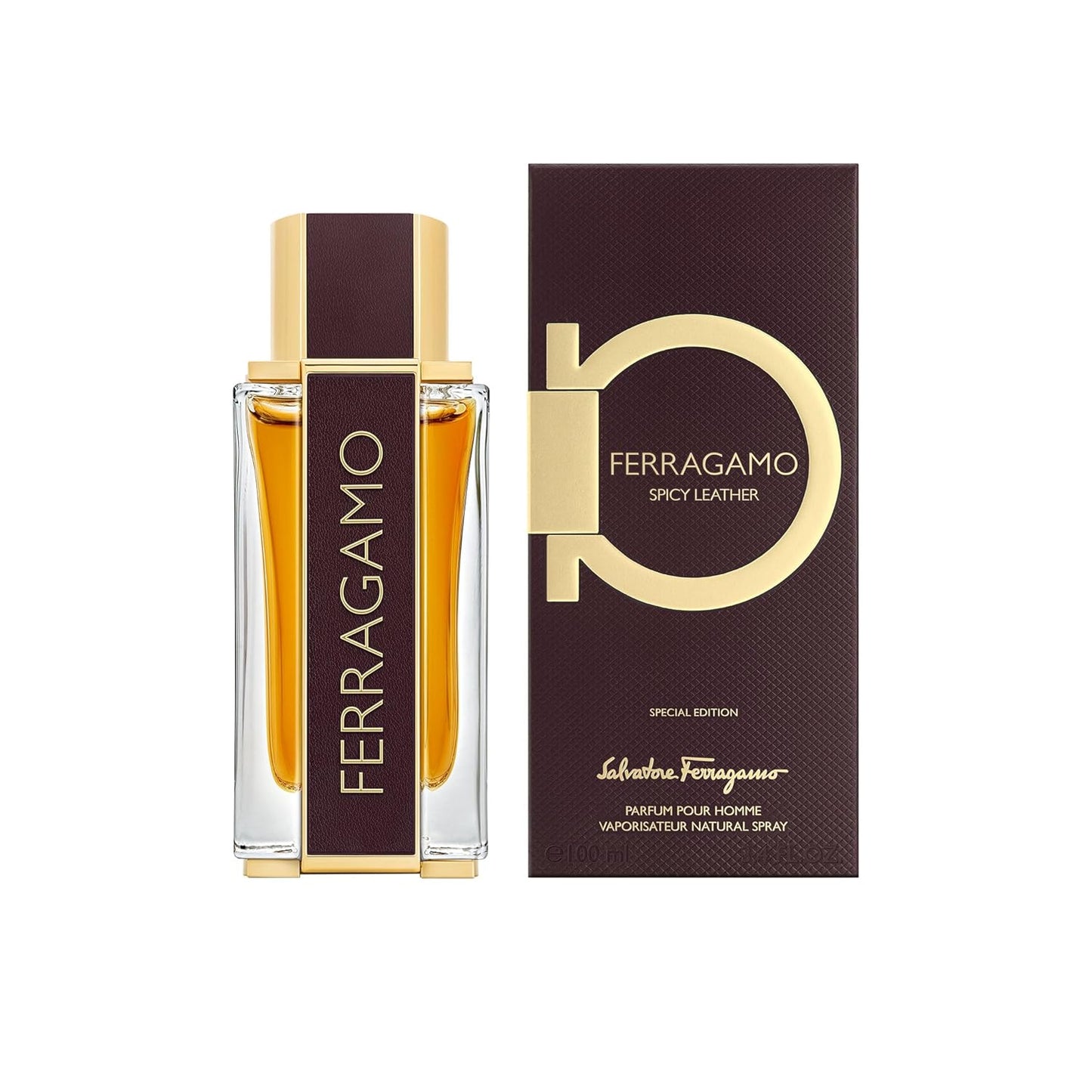 Salvatore Ferragamo Spicy Leather Eau De Parfum For Men 100 ML