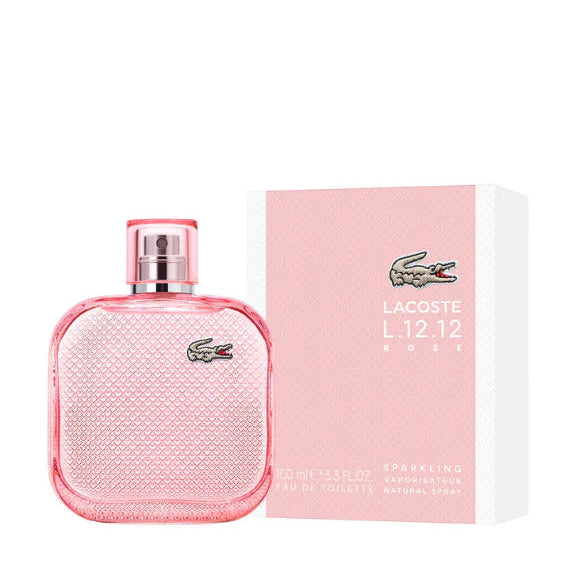 Lacoste L.12.12 Rose Sparkling Eau De Toilette For Women 100 ML