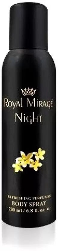 Royal Mirage Night Deodorant Spray for Men & Women 200 ML