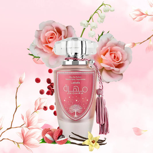Lattafa Mohra Silky Rose Eau De Parfum For Women 100 ML