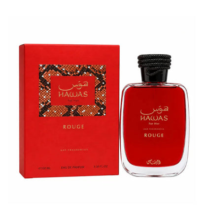 Rasasi Hawas Rouge Eau De Parfum For Women 100 ML