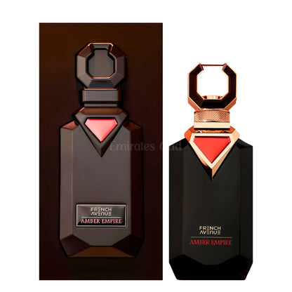 French Avenue Amber Empire Eau De Parfum For Men & Women 100 ML (2025 Release)