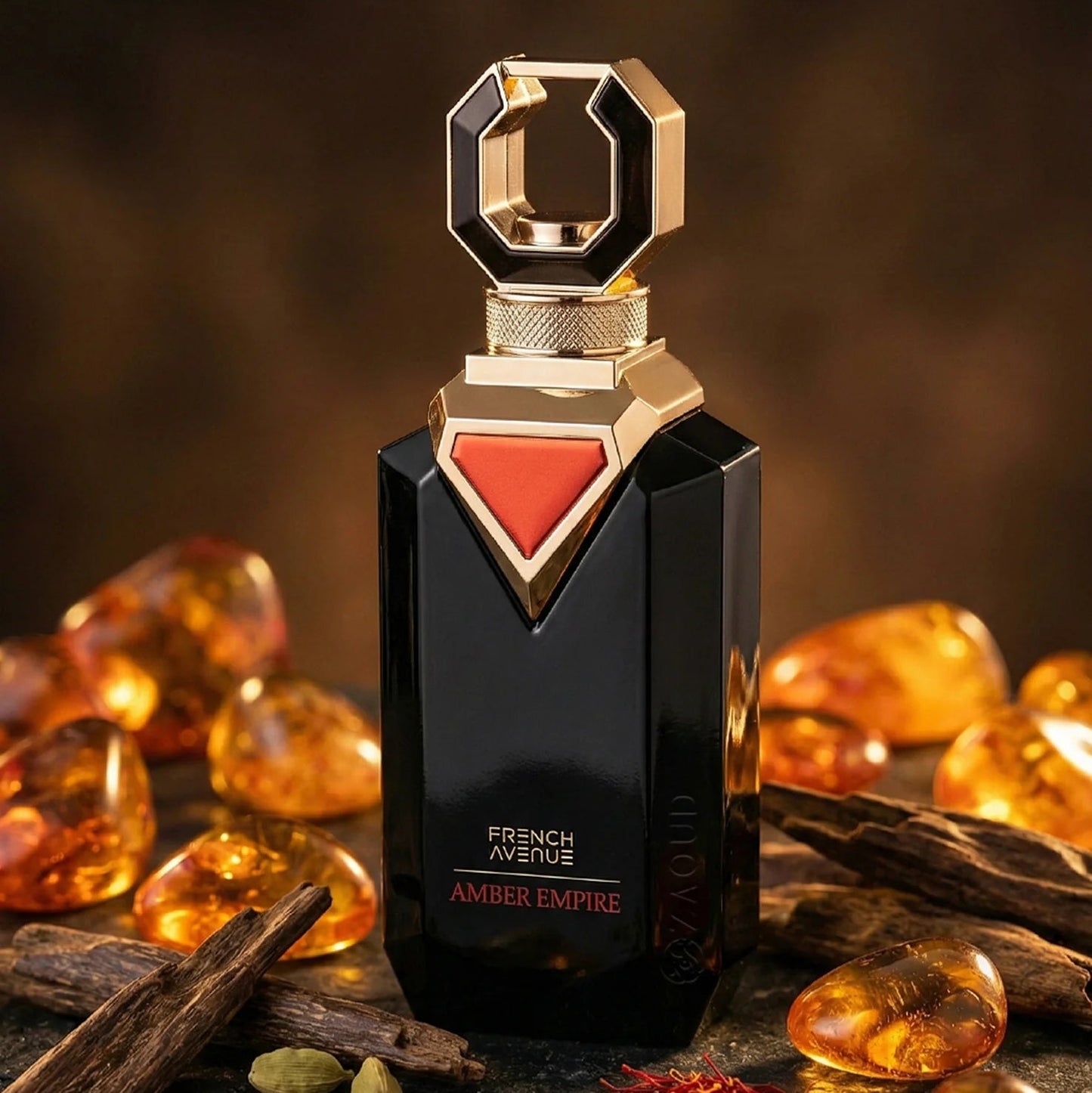 French Avenue Amber Empire Eau De Parfum For Men & Women 100 ML (2025 Release)