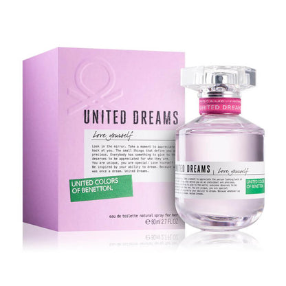 United Colors of Benetton United Dreams Love Yourself Eau De Toilette For Women 80 ML