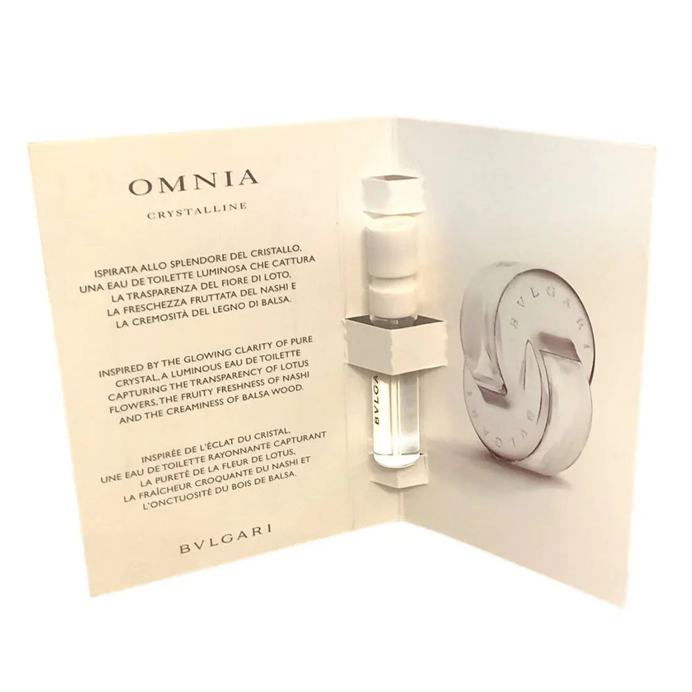 Bvlgari Omnia Crystalline Eau De Toilette For Women 1.5 ML Vial