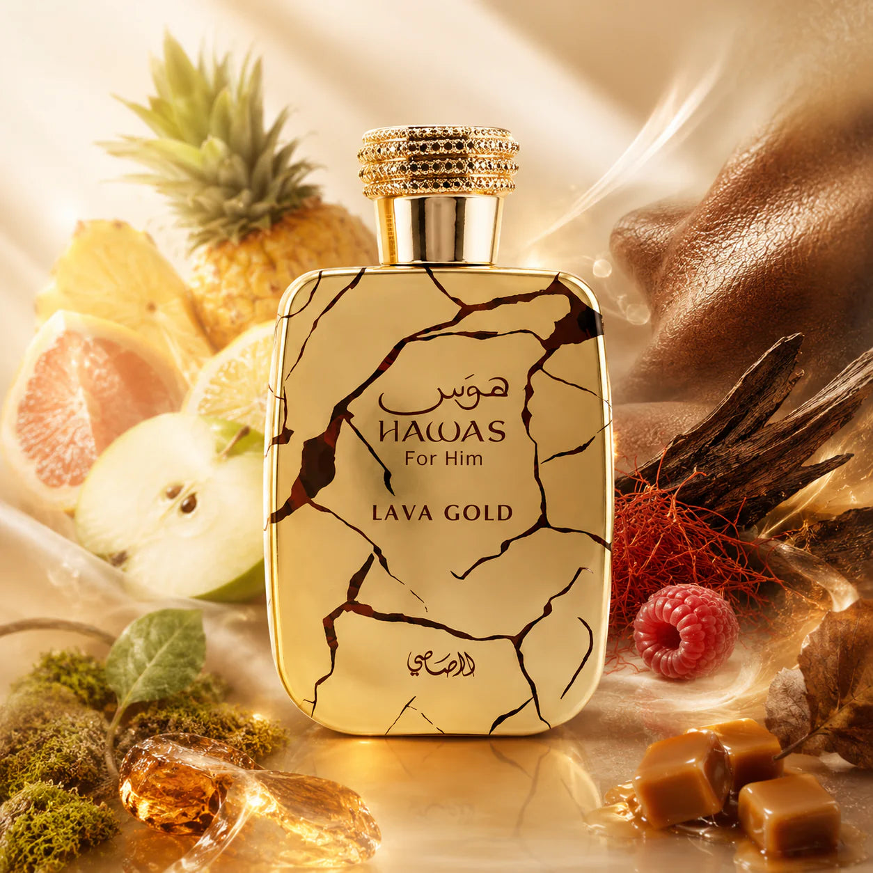 Rasasi Hawas Lava Gold Eau De Parfum For Men 100 ML