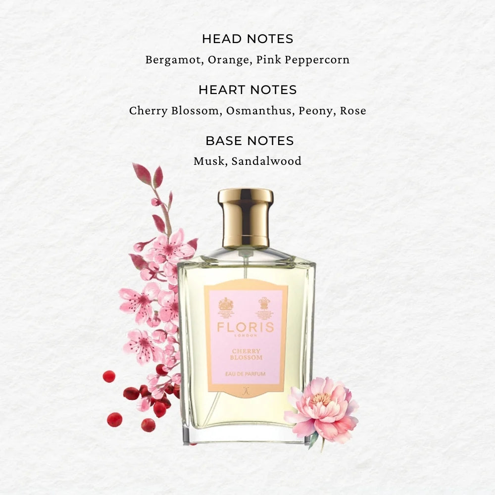 Floris London Cherry Blossom Eau De Parfum For Women 100 ML