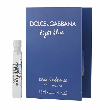 Dolce & Gabbana Light Blue Eau Intense Eau De Parfum For Women 1.5 ML Vial