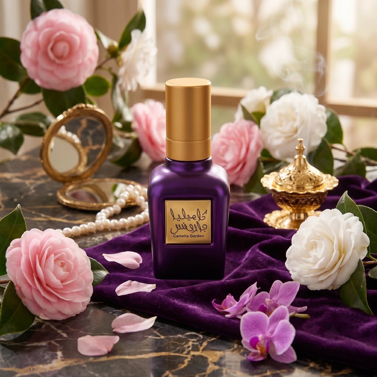 Ahmed Al Maghribi Camelia Garden Eau De Parfum For Men & Women 40 ML