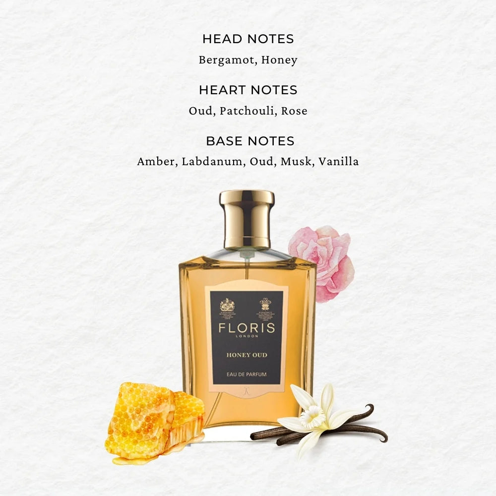 Floris London Honey Oud Eau De Parfum For Men & Women 100 ML