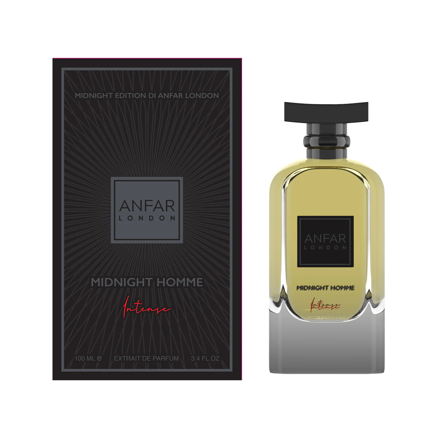 Anfar London Midnight Homme Intense Eau De Parfum For Men 100 ML