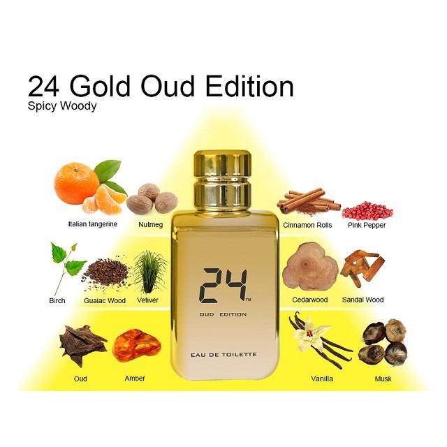 Scentstory 24 Gold Oud Edition Eau De Toilette For Men 100 ML