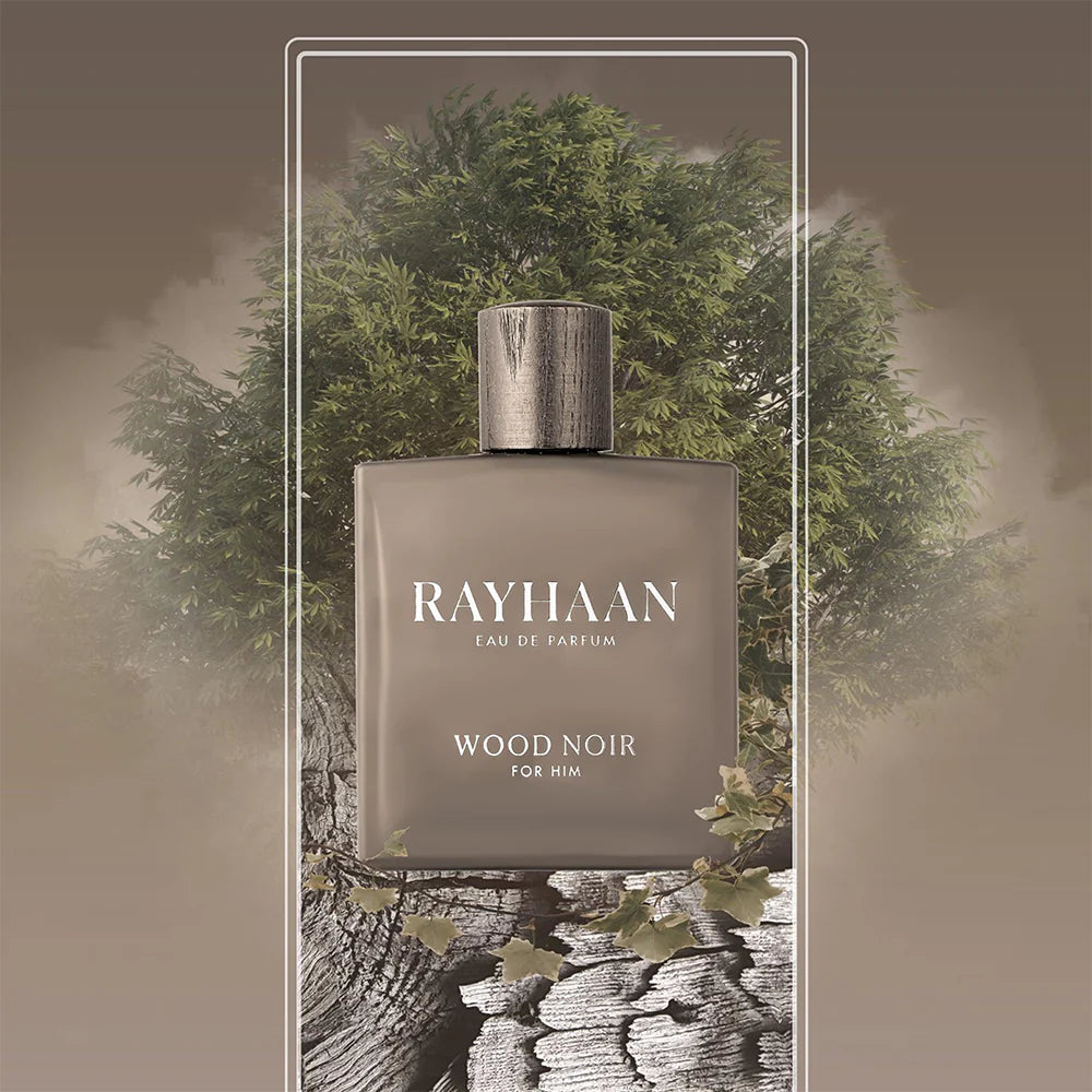 Rayhaan Wood Noir Eau De Parfum For Men 100 ML