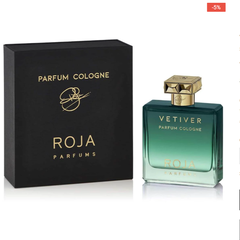 Roja Vetiver Pour Homme Parfum for Men 100 ML