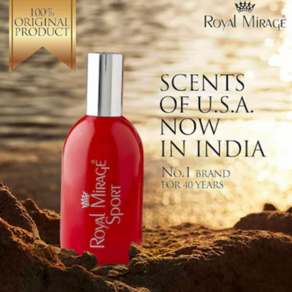 Royal Mirage Sport Eau De Cologne for Men 120 ML