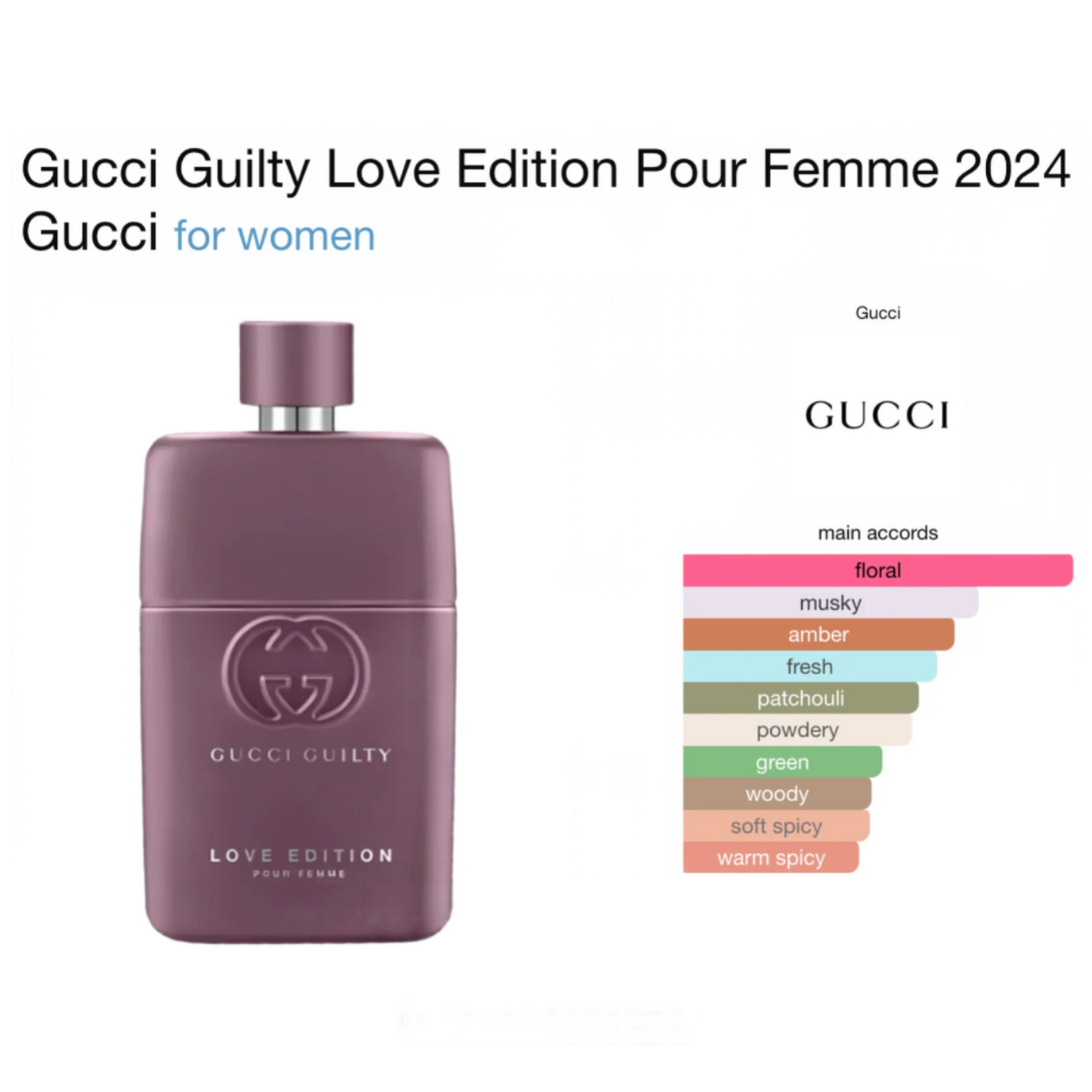 Gucci Guilty Love Edition Eau De Parfum for Women 90 ML