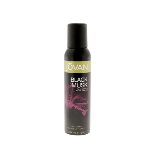 Jovan Black Musk Deodorant Spray For Women 150 ML