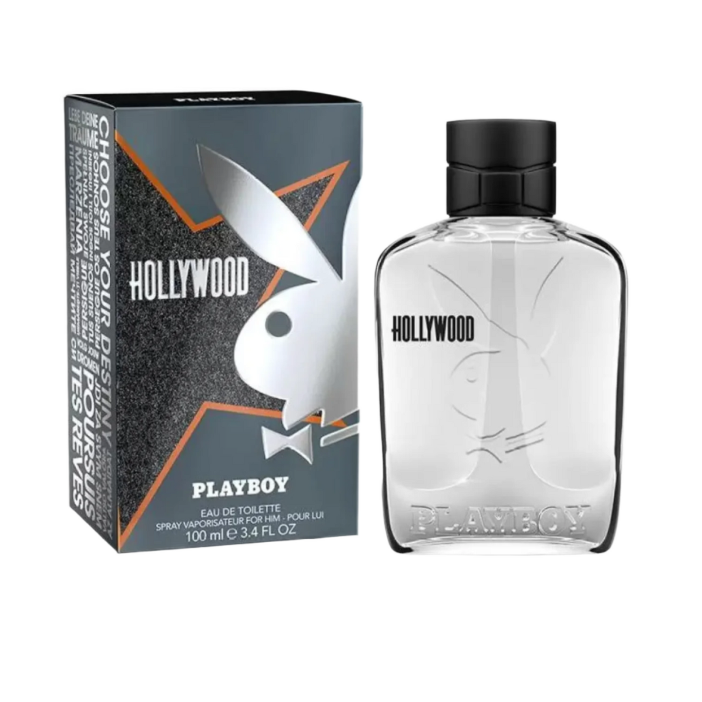 Playboy Hollywood Eau De Toilette for Men 100 ML