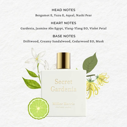Miller Harris Secret GaRdenia Eau De Parfum For Men & Women 50 ML