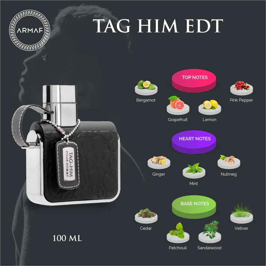 Armaf Tag Him Pour Homme Eau De Toilette For Men 100 ML