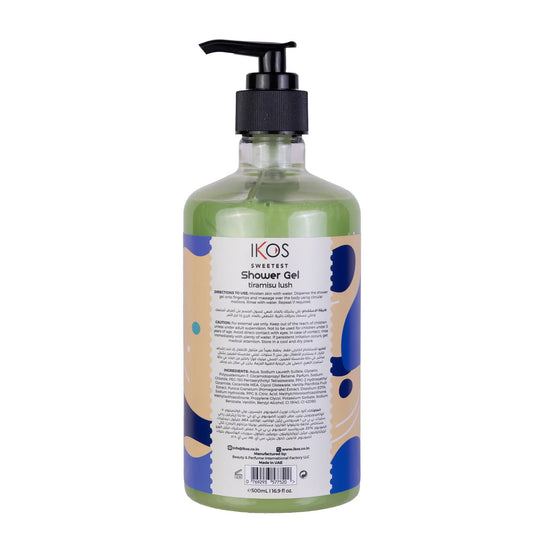IKOS Tiramisu Lush Shower Gel For Men & Women 500 ML