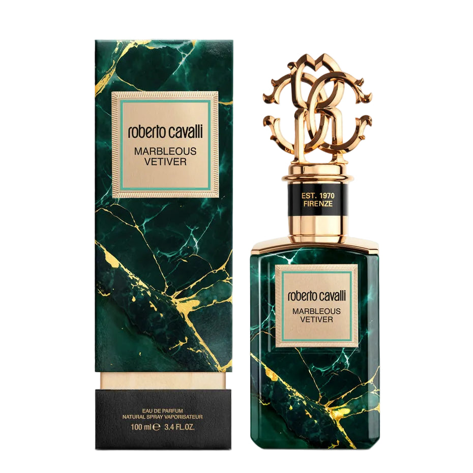 Roberto Cavalli Marbleous Vetiver Eau De Parfum Men & Women 100 ML