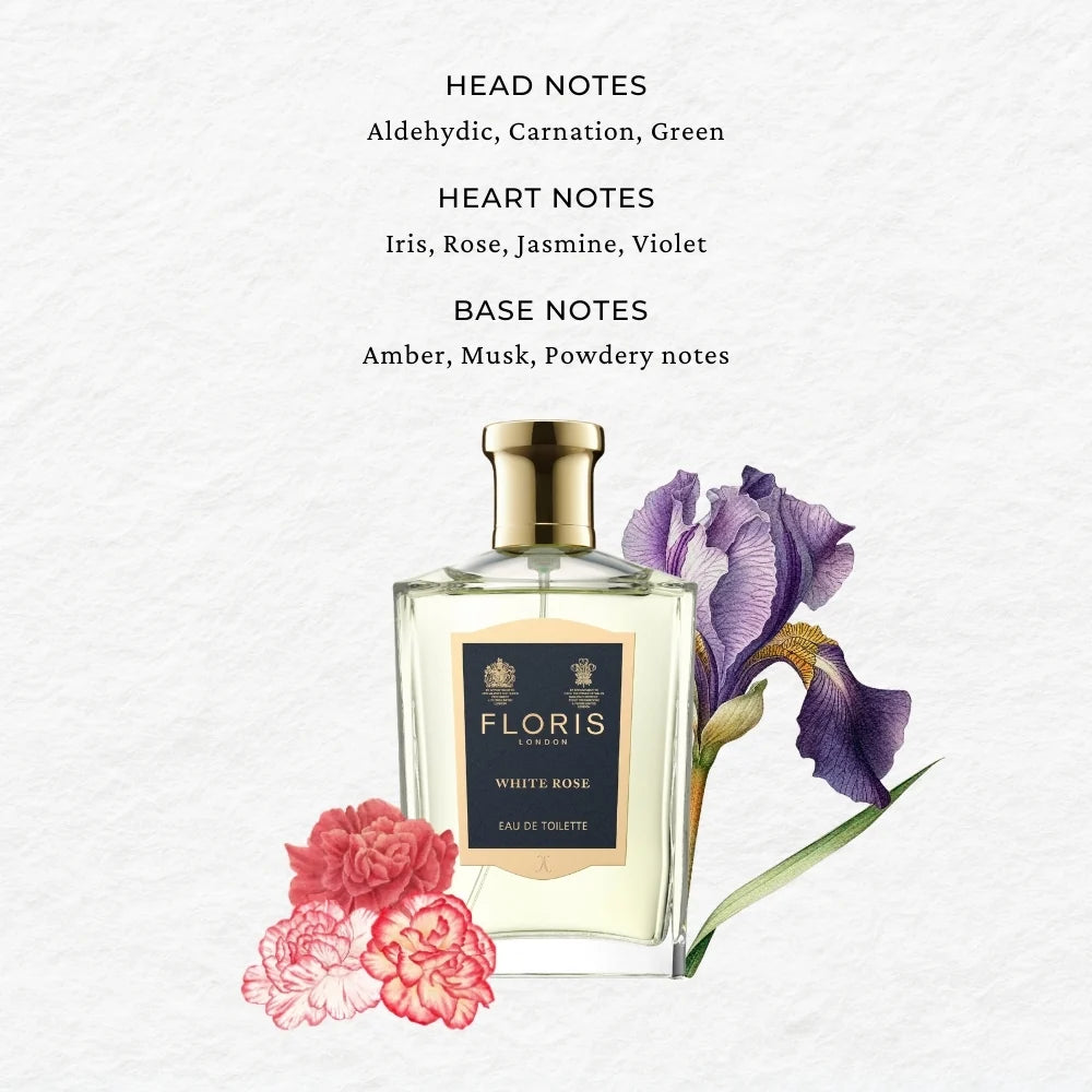 Floris London White Rose Eau De Toilette For Women 100 ML