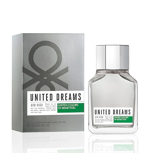 United Colors of Benetton Dreams Aim High Eau De Toilette For Men 100 ML