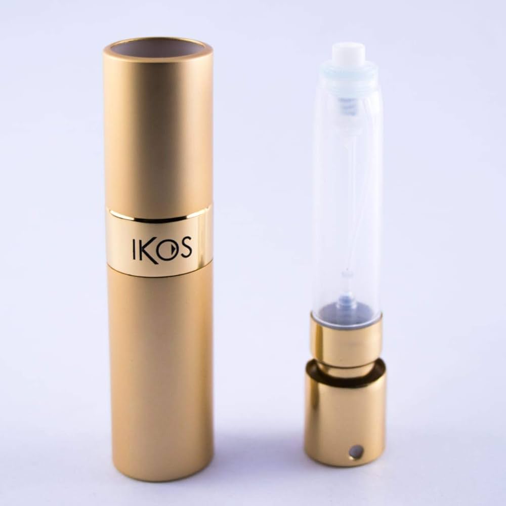 Ikos Portable Refillable Perfume Atomizer Empty Bottle Pump Spray For Men & Women 5 ML 75 Sprays