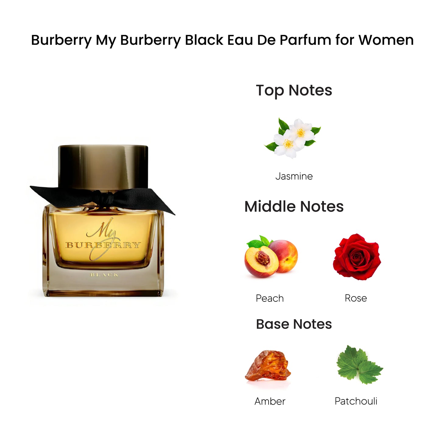 Burberry My Burberry Black Eau De Parfum for Women 90 ML